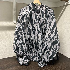 Nike Camo 1/4 Zip Hooded Rain Pullover Size 3XL